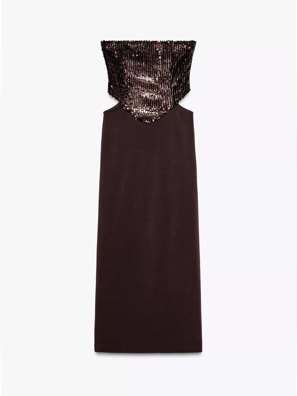 Zara Sequin Cutout Dress